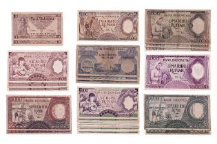 AN ASSORTED GROUP OF INDONESIA RUPIAH