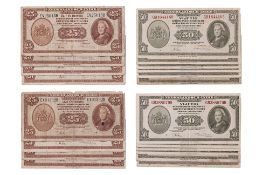 A GROUP OF NETHERLANDS INDIES BANKNOTES 1943