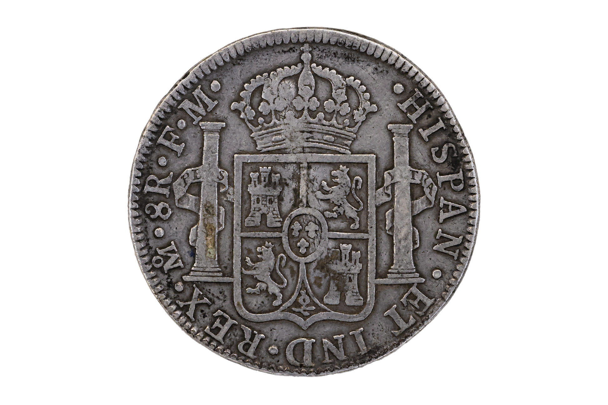 MEXICO 8 REALES 1786 COUNTERMARK - Image 2 of 2