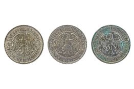 GERMANY A GROUP OF 5 REICHSMARK (3)