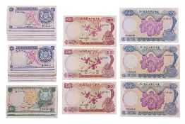 A GROUP OF SINGAPORE ORCHID SERIES DOLLARS
