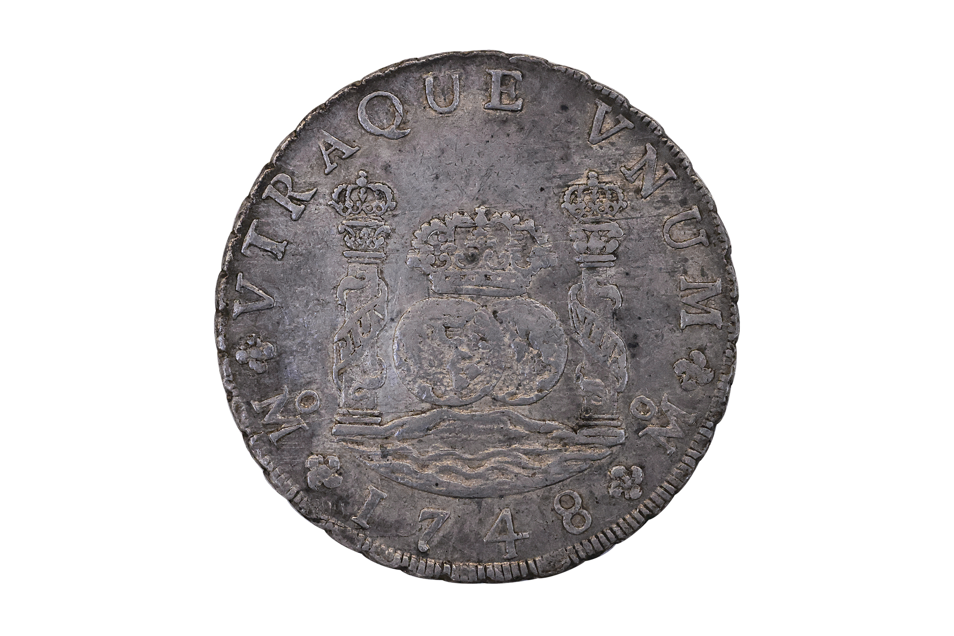 MEXICO 8 REALES PILLAR 1748 - Image 2 of 2