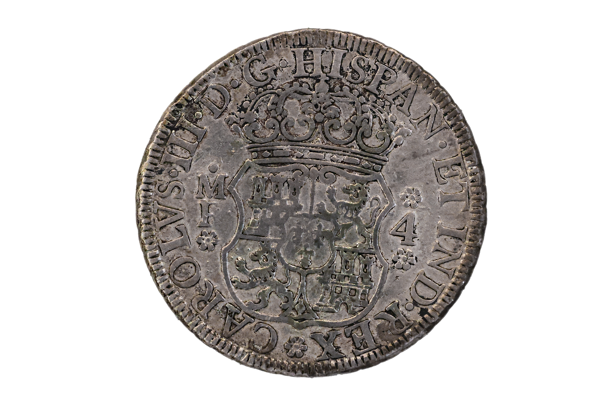 MEXICO 4 REALES PILLAR 1771