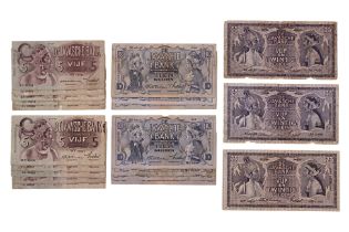 AN ASSORTED GROUP OF NETHERLANDS INDIES GULDEN