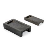 TWO RECTANGULAR INK STONES