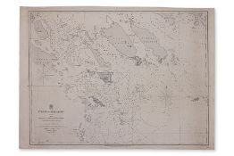 AN ADMIRALTY CHART OF THE STRAIT OF SINGAPORE