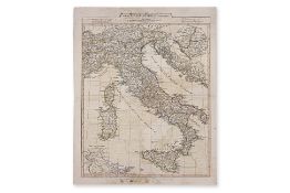 A 1794 MAP OF ITALY
