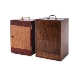 TWO OAK TROPHY BOXES