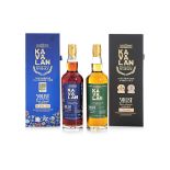 TWO BOTTLES OF KAVALAN SINGLE MALT WHISKY