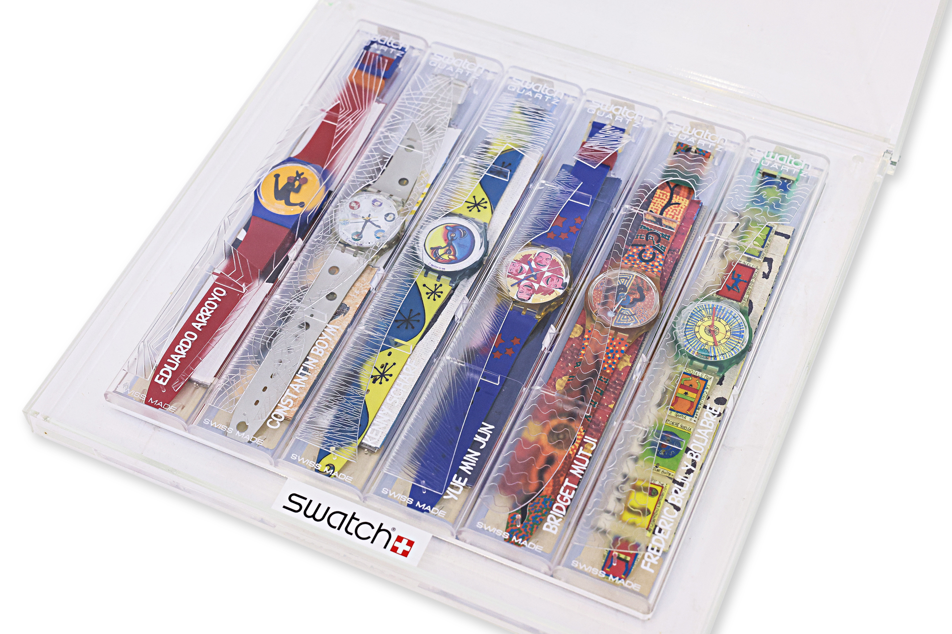 A SWATCH ARTISTS SERIES 1996 FULL SET OF SIX WRISTWATCHES - Image 2 of 3