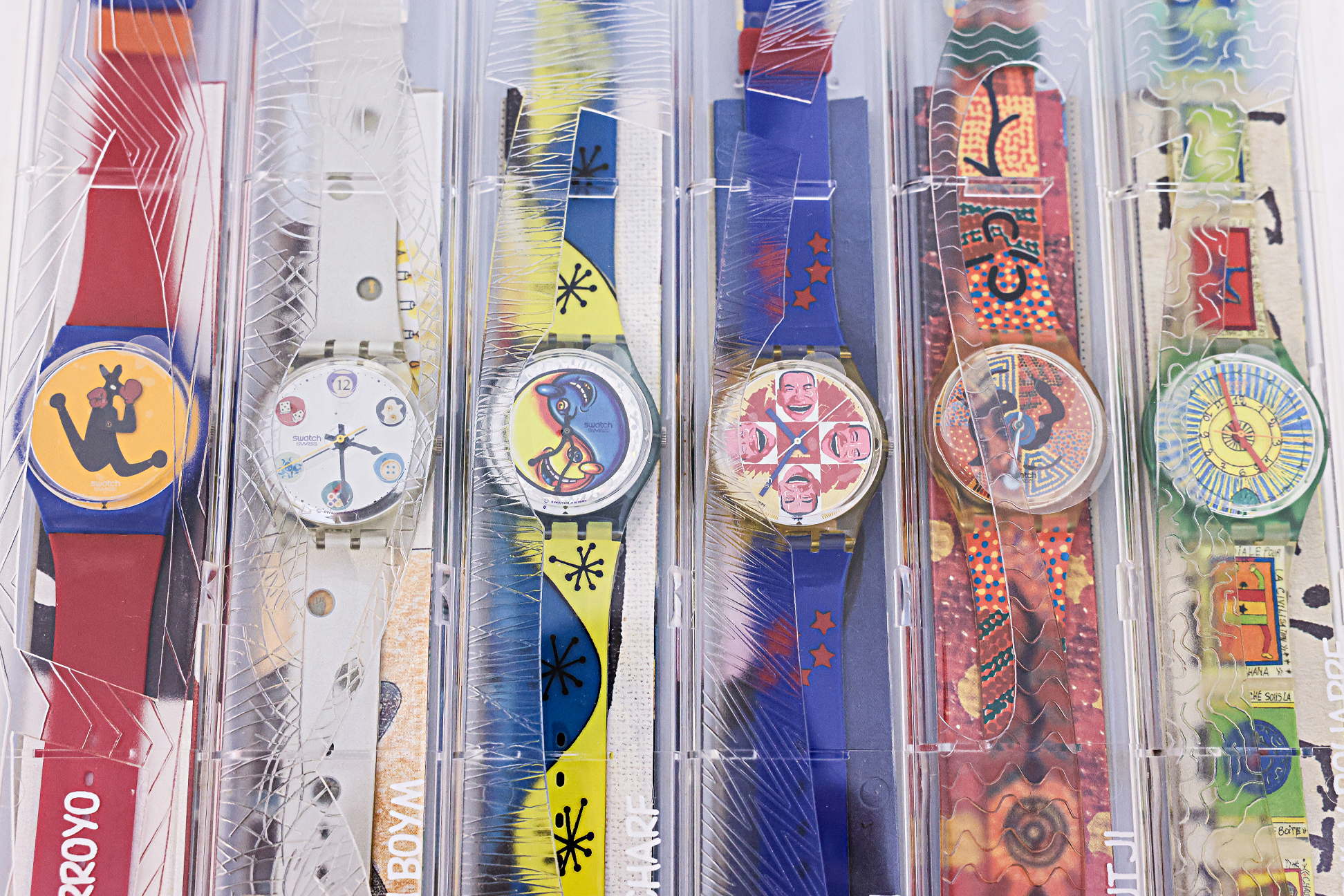 A SWATCH ARTISTS SERIES 1996 FULL SET OF SIX WRISTWATCHES - Image 3 of 3