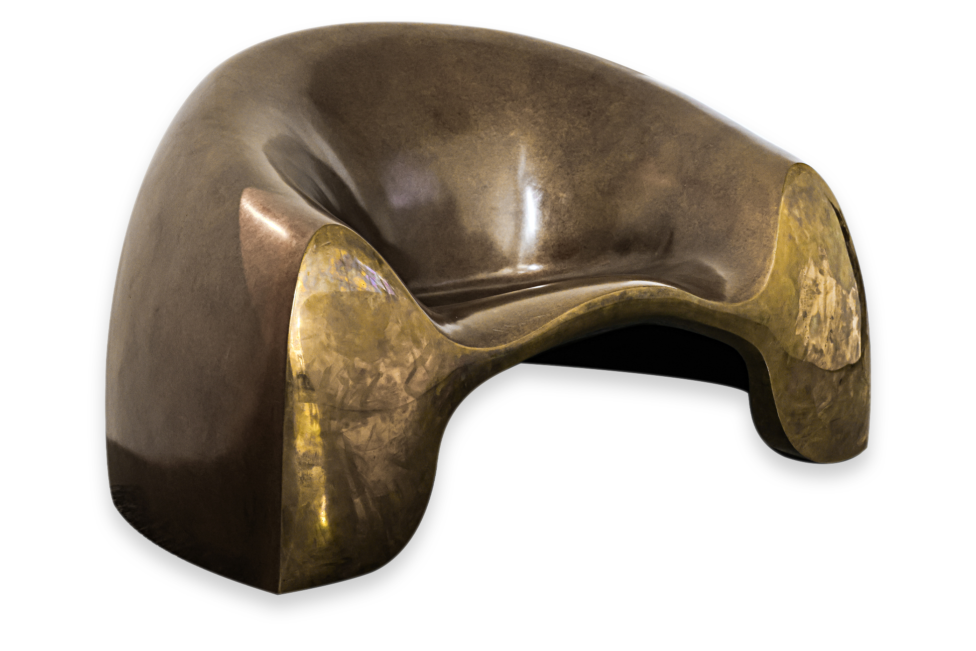 A 'NIRVANA D'ORO' BRONZE TUB CHAIR BY EGGARAT WONGCHARIT - Image 2 of 3