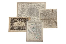 THREE MAPS OF PARIS AND A FRONTISPIECE