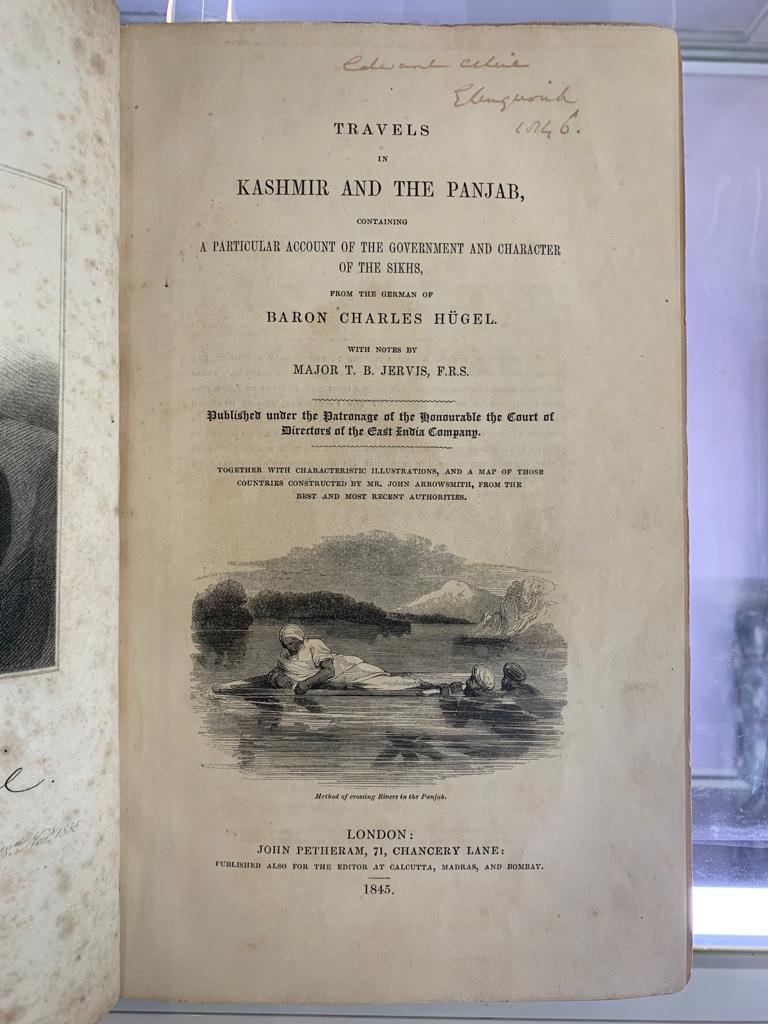 BARON C. HÜGEL - TRAVELS IN KASHMIR AND THE PANJAB, 1845 - Image 9 of 20