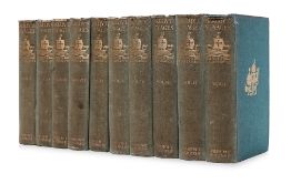 A COMPLETE SET OF HAKLUYT'S VOYAGES - 1927-1928, 10 VOLUMES