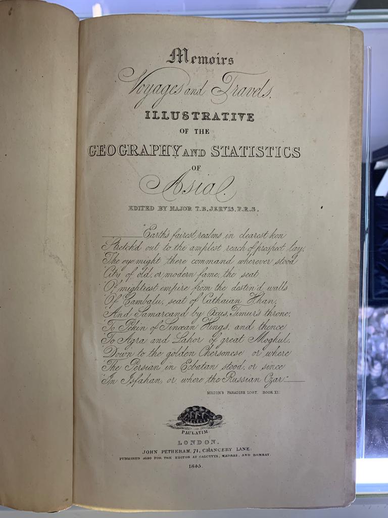 BARON C. HÜGEL - TRAVELS IN KASHMIR AND THE PANJAB, 1845 - Image 4 of 20