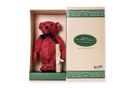 A LIMITED EDITION STEIFF HIMBEER OURS TEDDY FRAMBOISE 42