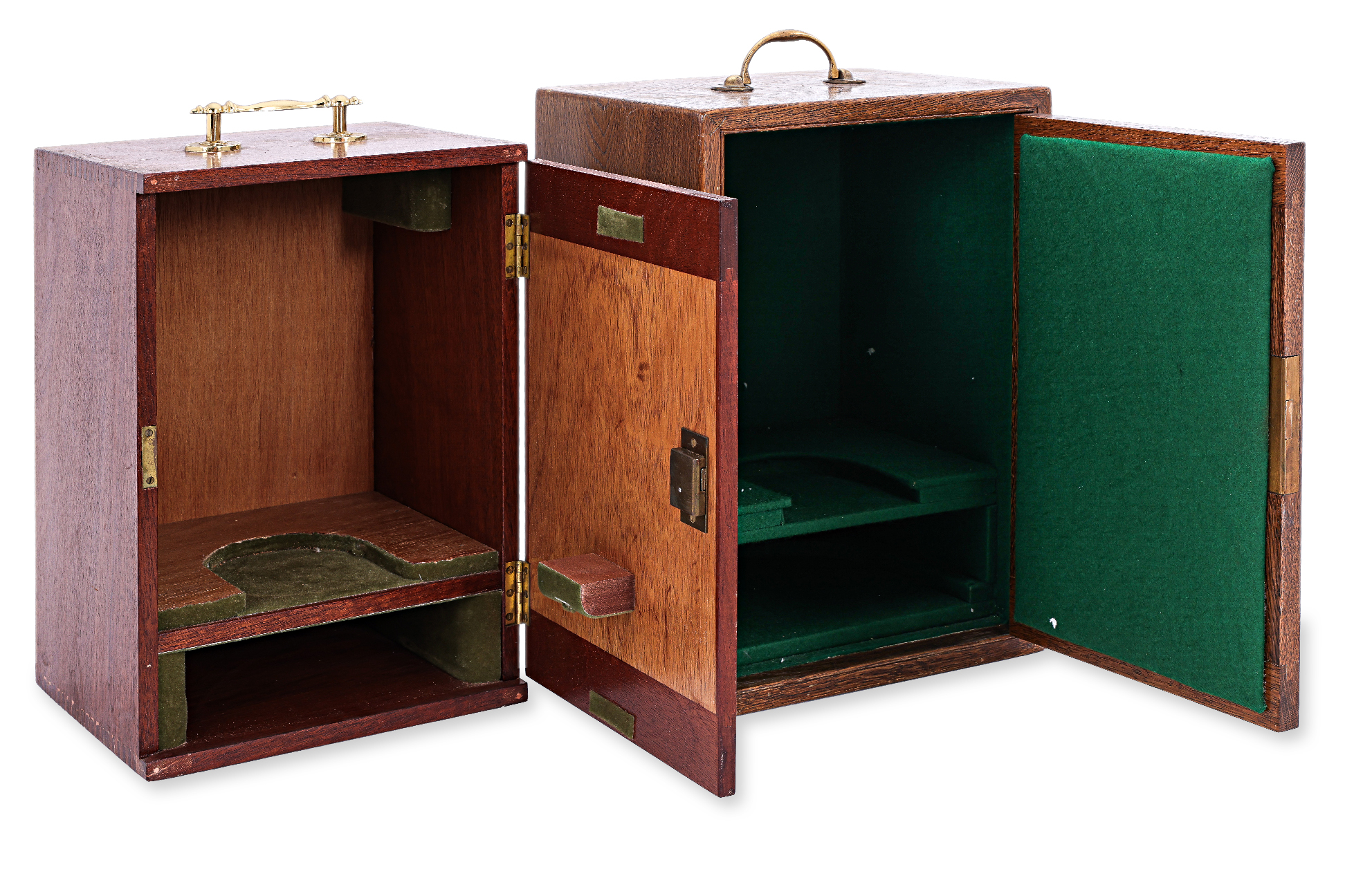 TWO OAK TROPHY BOXES - Image 2 of 3