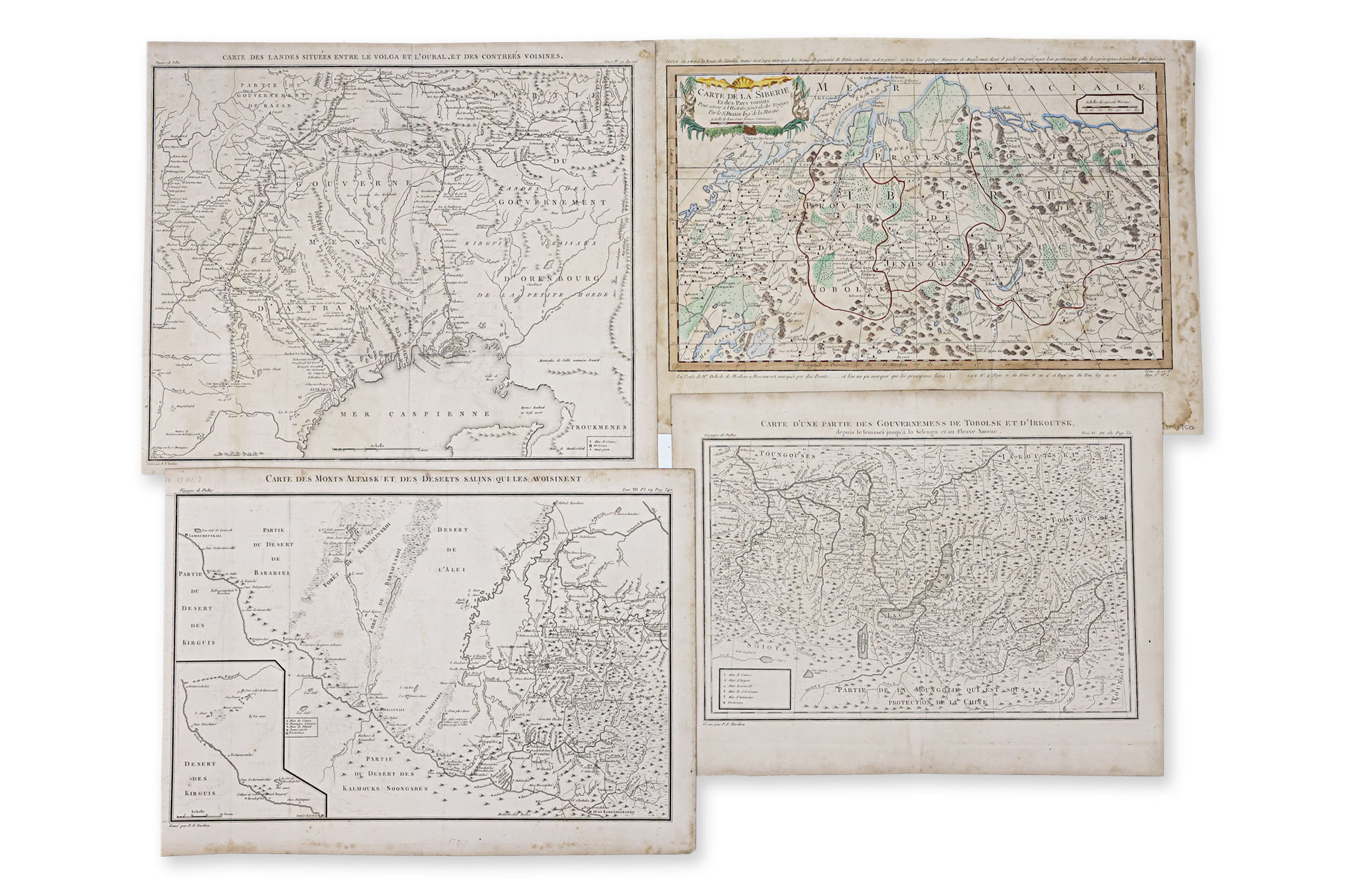 FOUR 18TH CENTURY MAPS OF RUSSIA