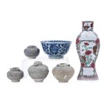 A GROUP OF ORIENTAL CERAMICS