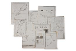 A GROUP OF 1796 MAPS OF MACARTNEY'S TRAVELS TO CHINA