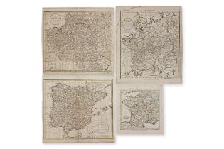 FOUR MAPS OF EUROPEAN STATES AND RUSSIA