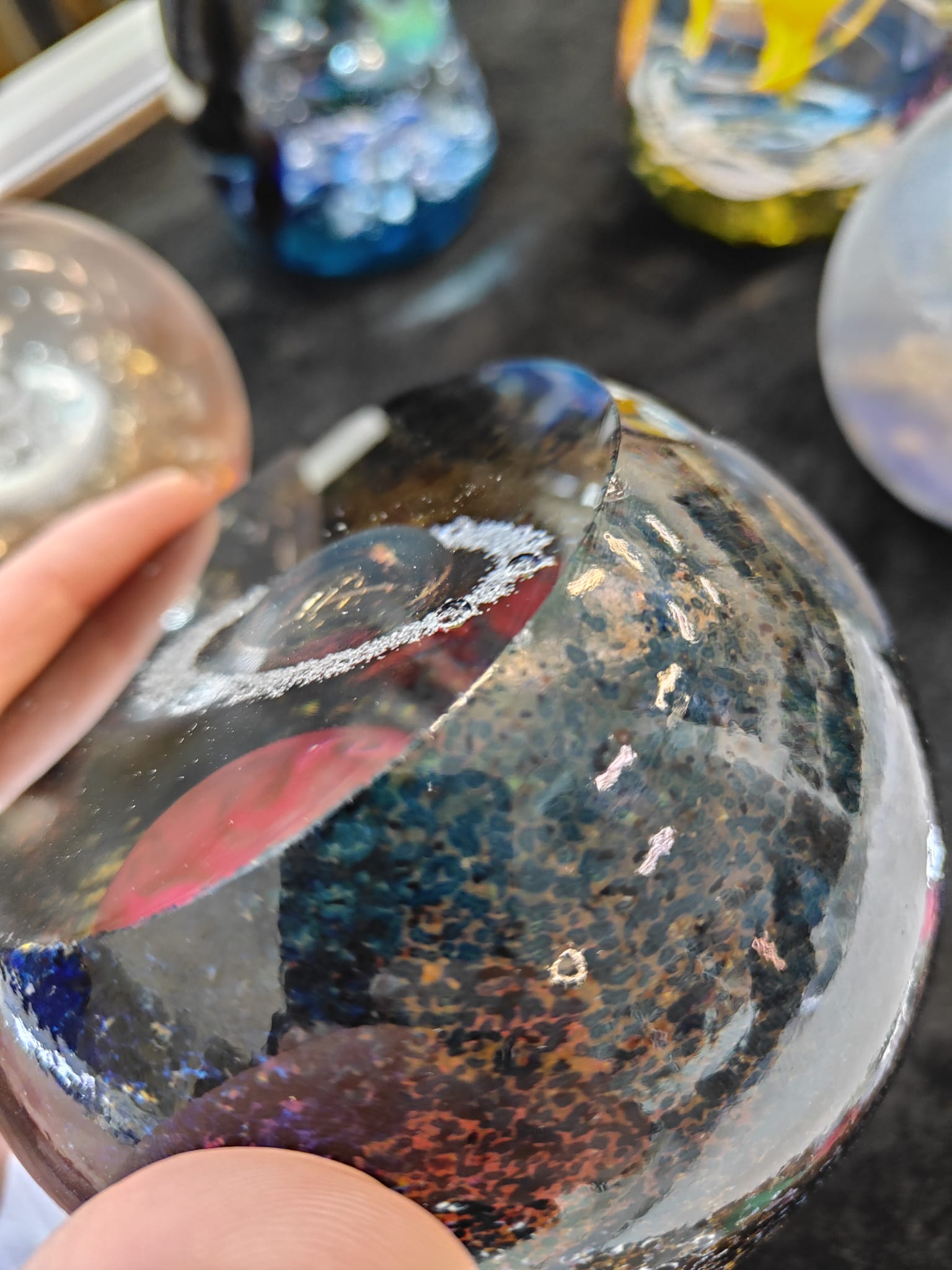 A GROUP OF FIVE SELKIRK GLASS PAPERWEIGHTS - Image 6 of 6