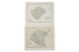 TWO LATE 18TH CENTURY MAPS OF BOHEMIA AND HUNGARY