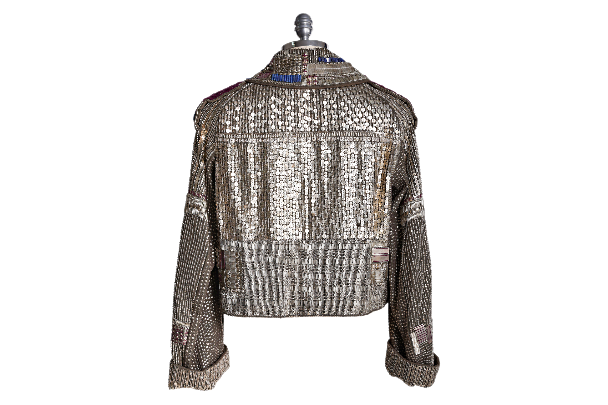 A DRIES VAN NOTEN EMBELLISHED MILITARY JACKET - Image 2 of 13