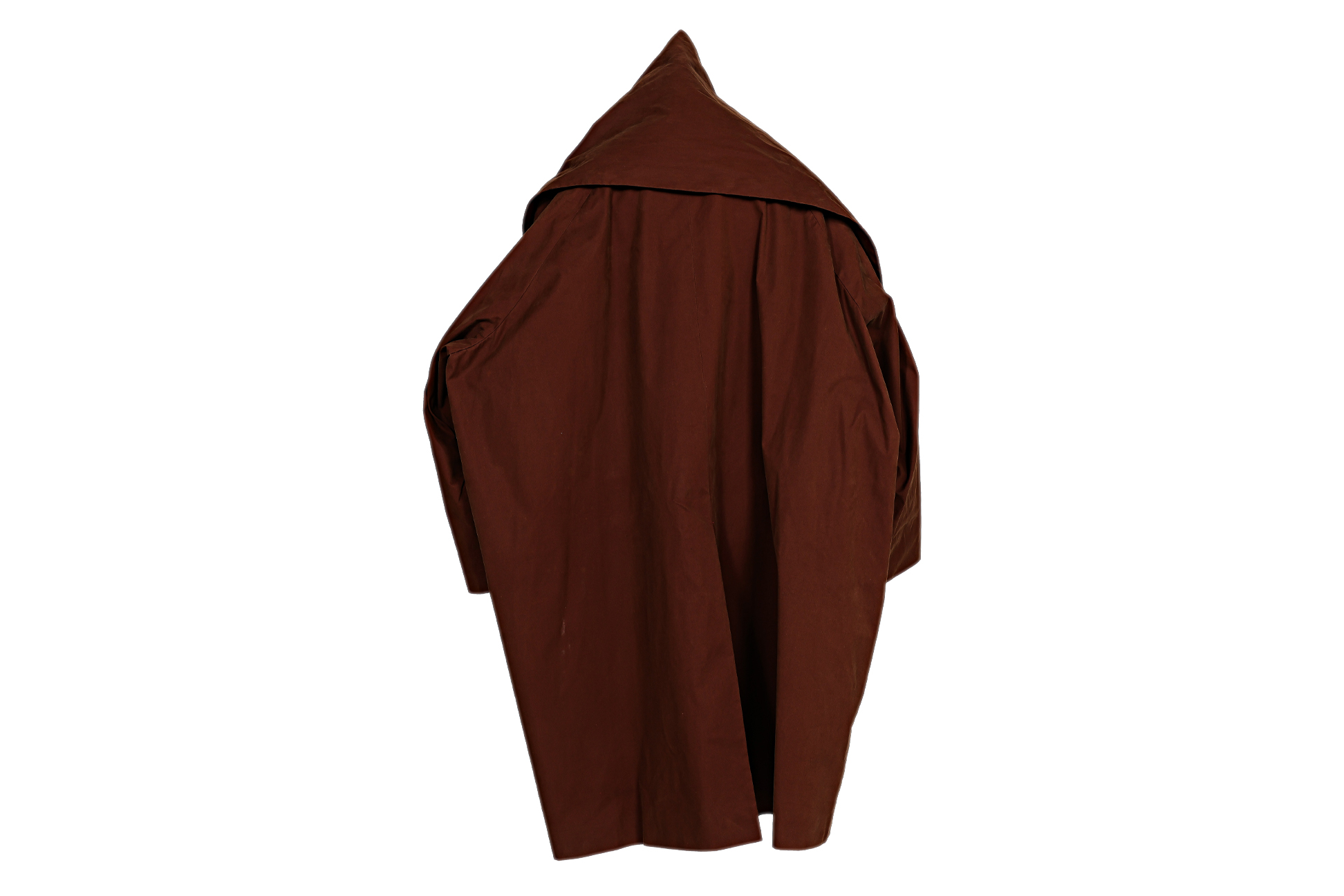 A ROMEO GIGLI BROWN 'COCOON' COAT - Bild 2 aus 2