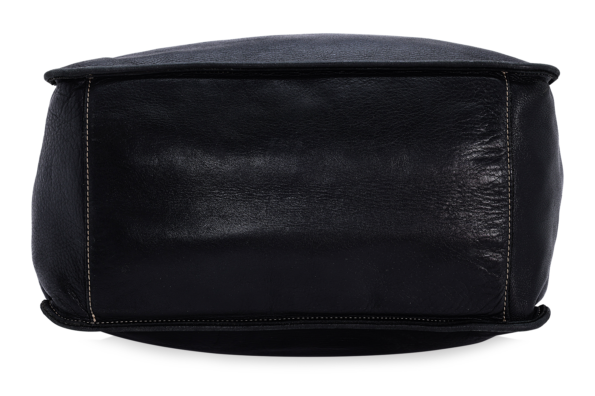 AN ISSEY MIYAKE BLACK LEATHER HANDBAG - Image 3 of 9