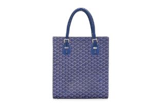 A GOYARD BLUE COMOR GM TOTE BAG