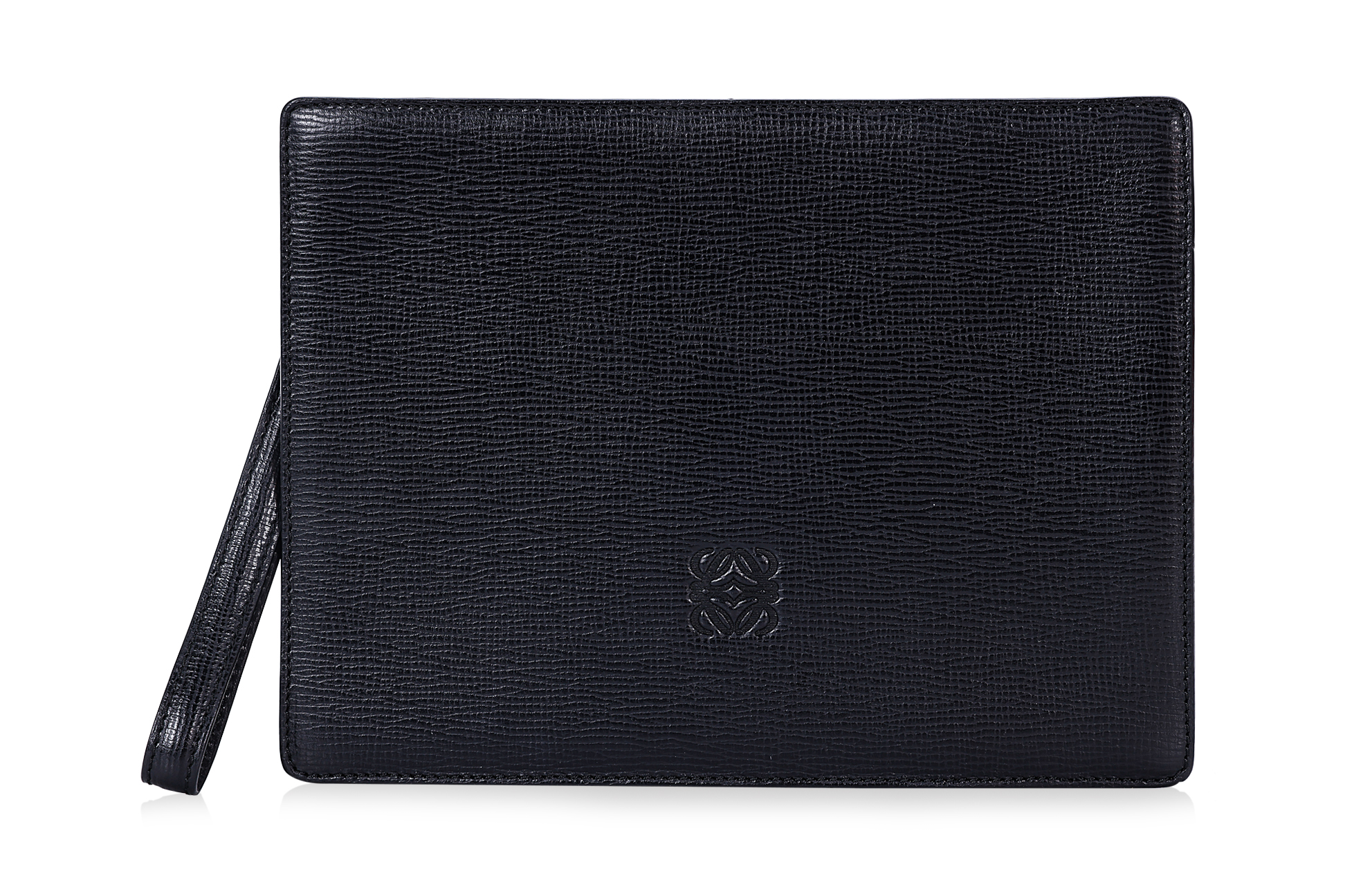 A LOEWE BLACK CLUTCH