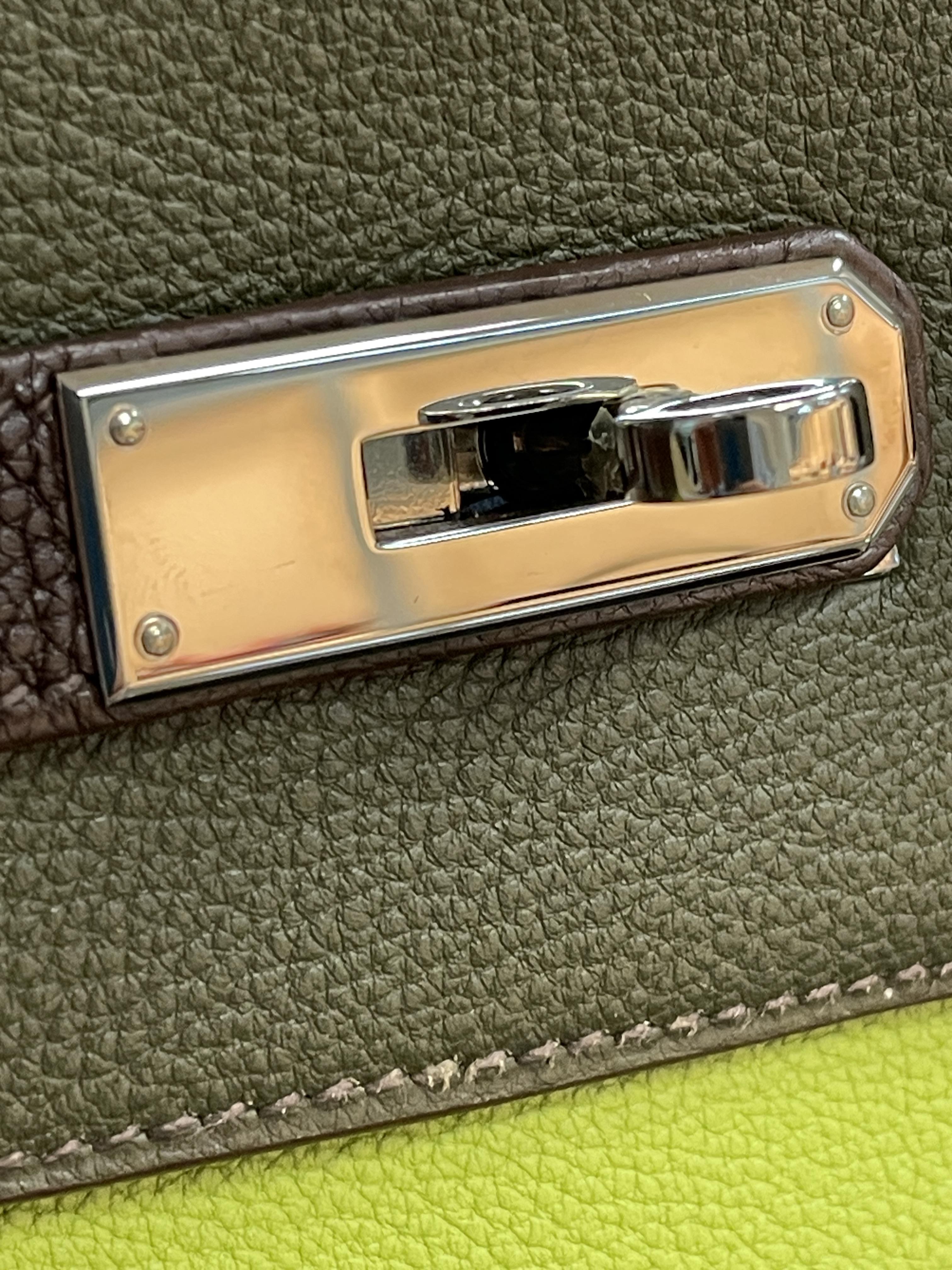 AN HERMÈS TRICOLOR KELLY 32 - Image 20 of 28