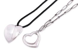 TWO TIFFANY & CO. SILVER NECKLACES