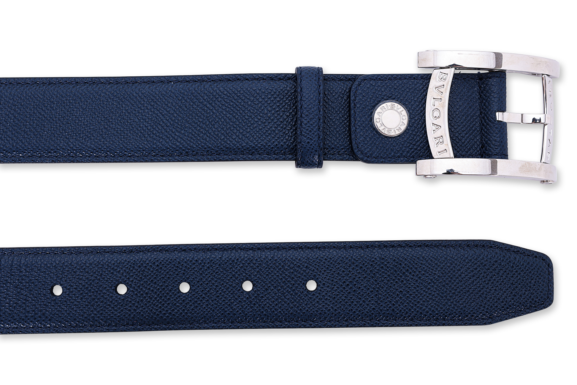 A GUCCI AND BVLGARI MEN'S LEATHER BELT - Image 2 of 3