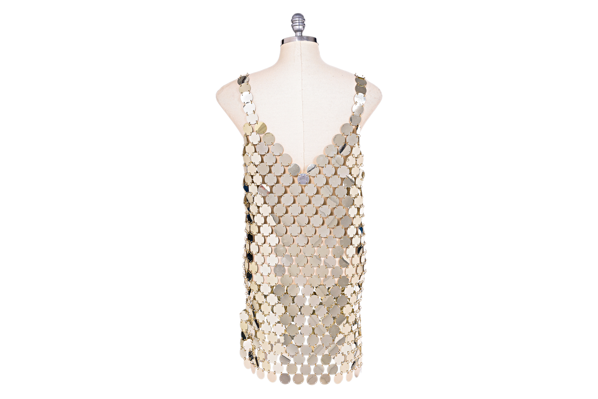 A PACO RABANNE PAILLETTE EMBELLISHED DRESS - Image 2 of 3