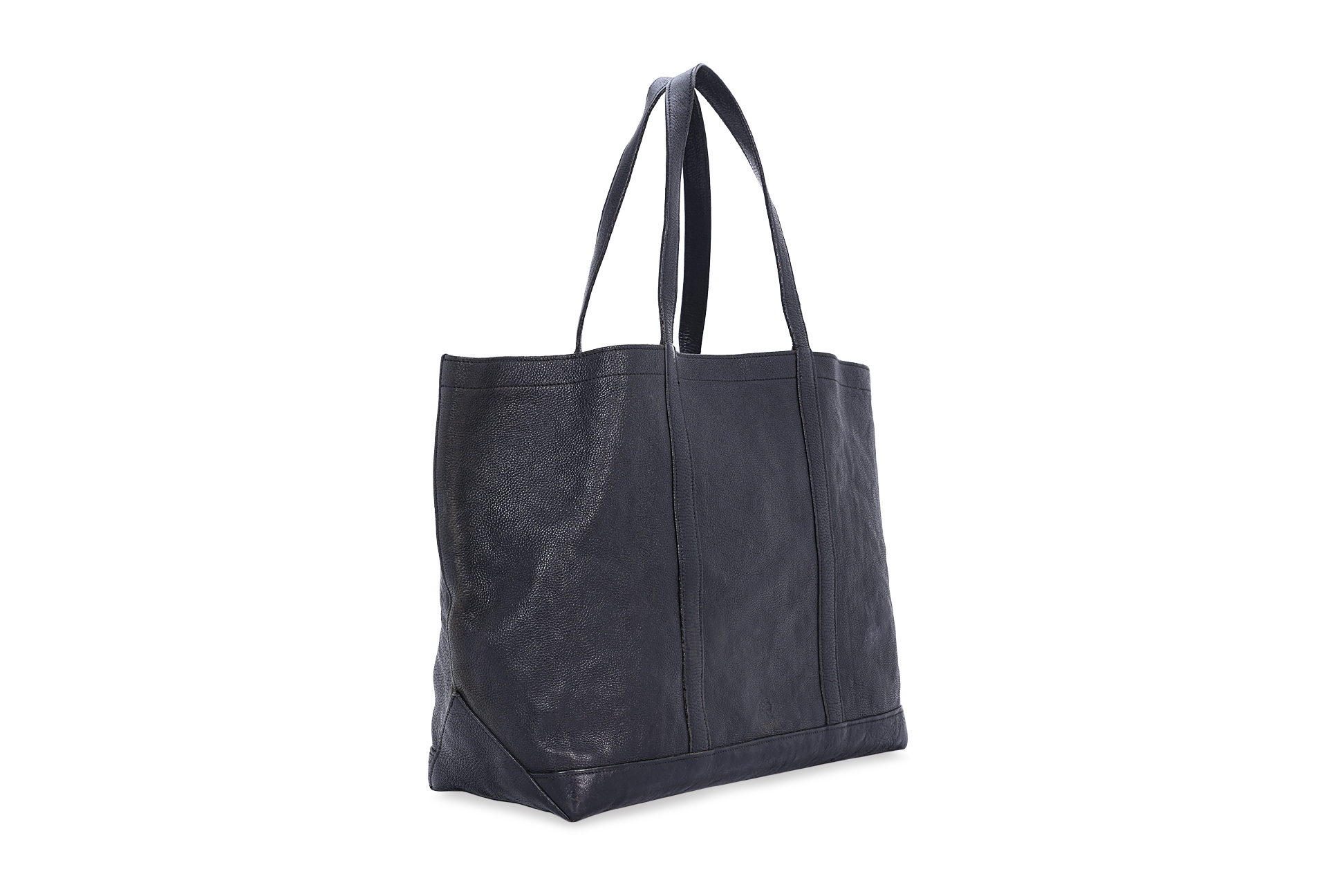 A MULBERRY BLACK LEATHER TOTE BAG - Image 2 of 3