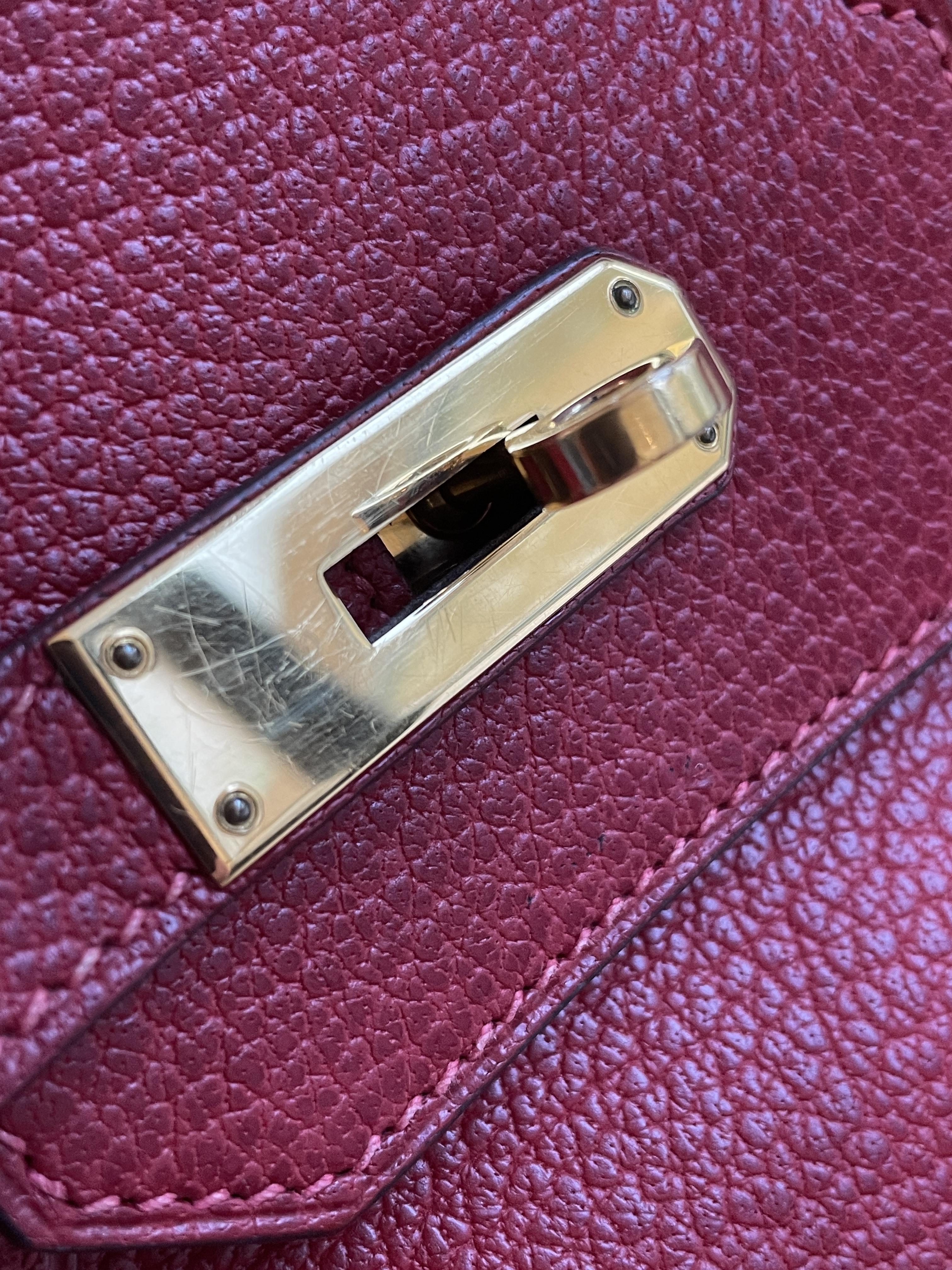 AN HERMÈS ROUGE H BIRKIN 35 - Image 6 of 20