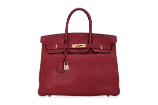 AN HERMÈS ROUGE H BIRKIN 35