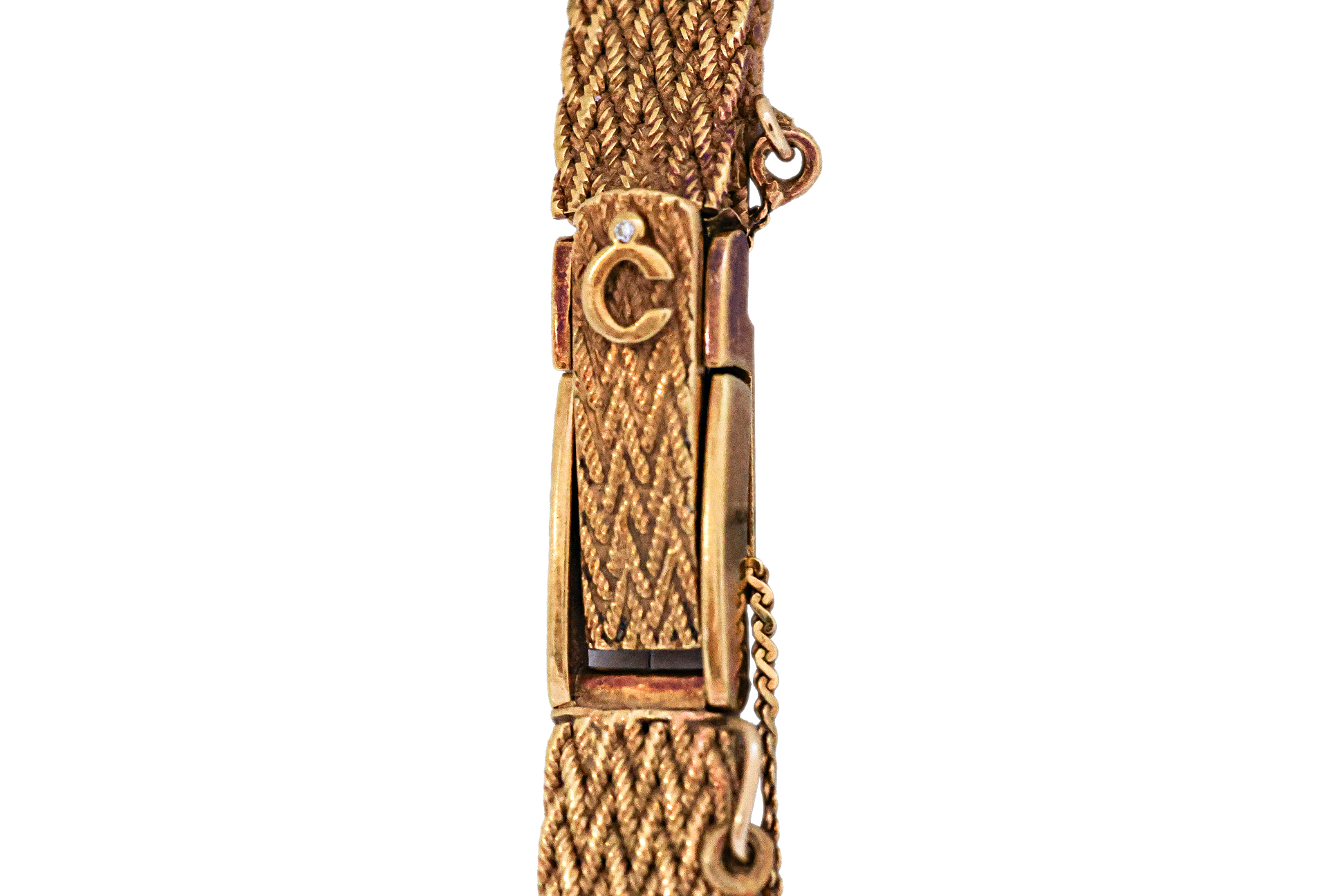 A CHOPARD LADIES GOLD AND DIAMOND COCKTAIL WATCH - Image 3 of 4