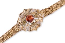 A MULTI GEM AND DIAMOND BRACELET