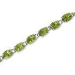 A PERIDOT BRACELET