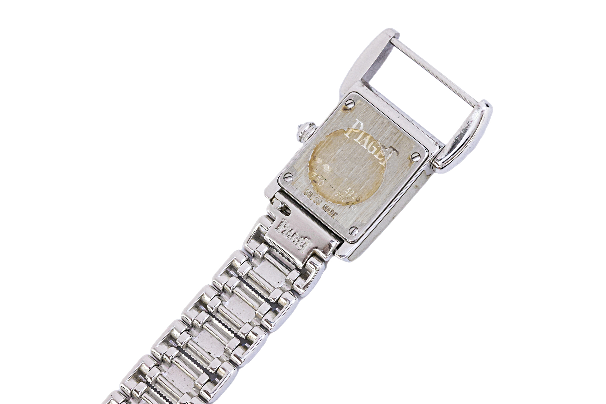 A PIAGET LADIES WHITE GOLD AND DIAMOND BRACELET WATCH - Image 4 of 5