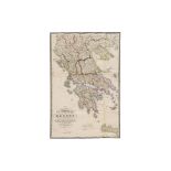 JAMES WYLD, A NEW MAP OF GREECE, C.1850