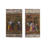 A SET OF FOUR INDIAN MINIATURES