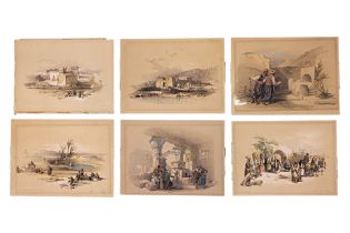 SIX VICTORIAN LITHOGRAPHS BY LOUIS HAGHE AFTER DAVID ROBERTS