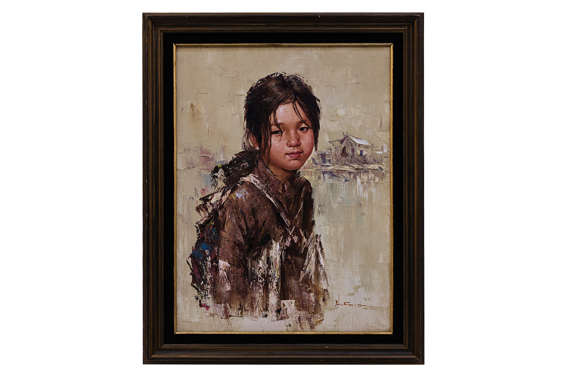 L. FONG (XX) - PORTRAIT OF A GIRL - Image 2 of 3