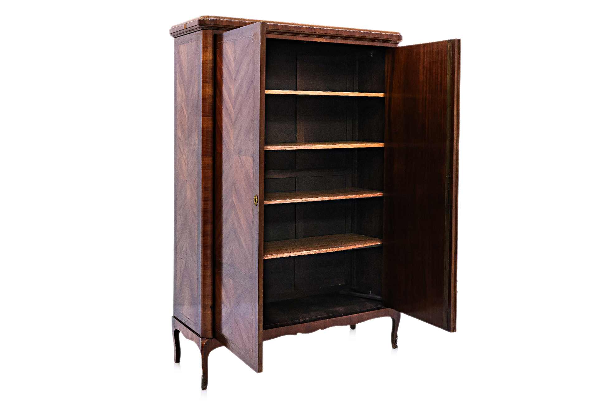 A FRENCH PARQUETRY ARMOIRE - Image 3 of 23