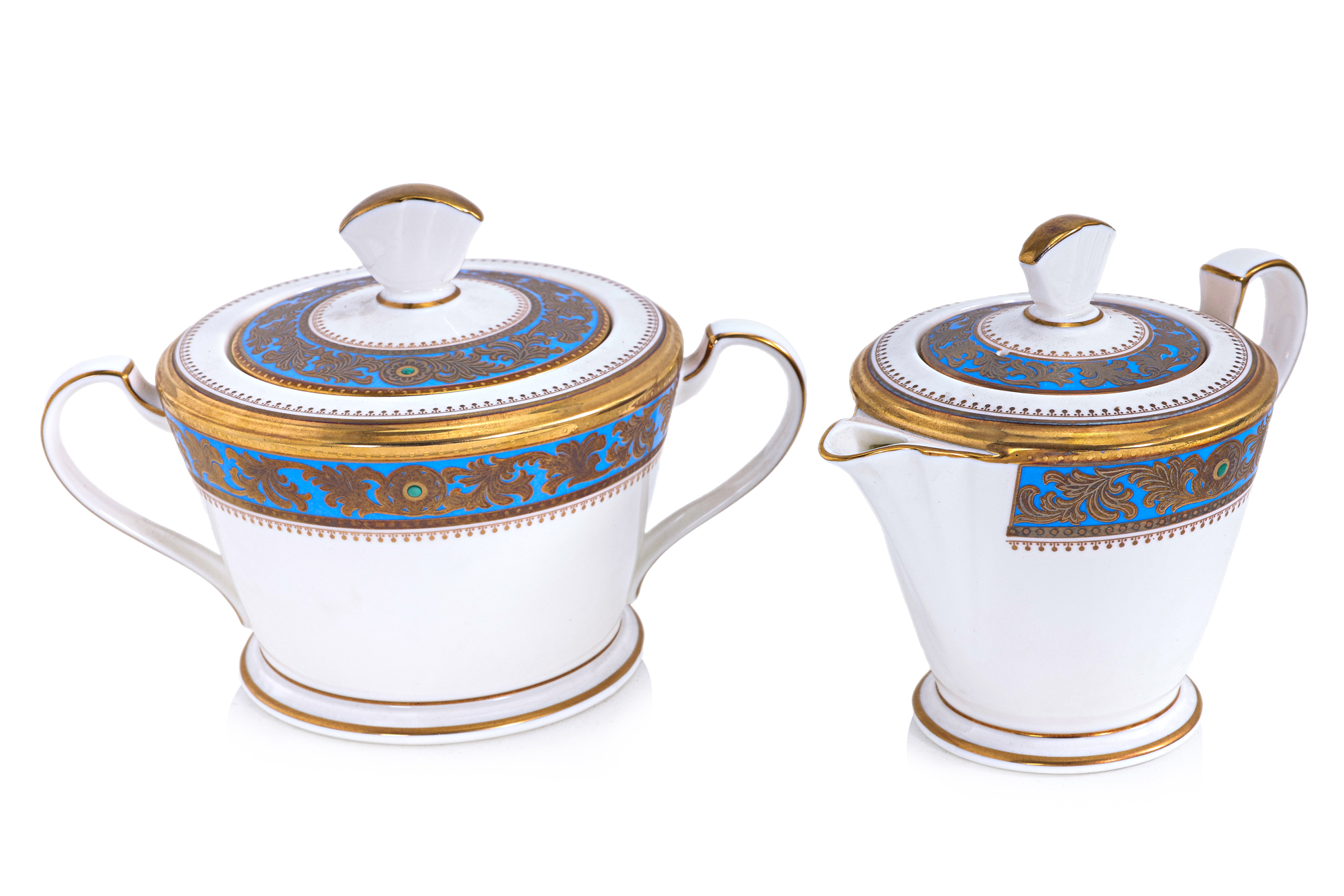 A NORITAKE GRAND BROCHE THREE PIECE TEA SET - Image 3 of 4